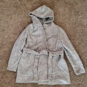 Wool maternity coat
